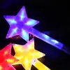 Estrella Brillante de Cinco Puntas Palo de Concierto Palo Fluorescente Barra de Estrella Animación Grueso Flash Accesorios Etiquetado Logotipo Venta al por Mayor