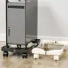 Soporte para torre de computadora, base para gabinete de uso doméstico, soporte móvil con ruedas, estante retráctil para torre, estante de almacenamiento simple