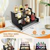 Prateleira de Exibição de Cosméticos de Mesa de Madeira para Perfume Escada de Exibição de Perfume Prateleira de Armazenamento de Perfume Luxo Leve