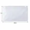 Bolsa com zíper horizontal em estoque, bolsa de embalagem fosca para roupas, bolsa com zíper transparente de PE para armazenamento de roupas íntimas e meias