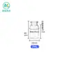 Viales en stock 4 5 7 10 ml para suero, polvo liofilizado, frascos de tapa de presión, frascos dispensadores de vidrio para muestras, frascos originales para líquidos