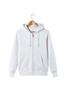 Cárdigan de Otoño e Invierno de Color Puro de 350g para Hombre y Mujer Chaqueta con Forro Polar Sudadera de Manga Larga con Cremallera Estampado de Logo de Color Puro Venta al por Mayor