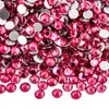 Rhinestones Redondos Planos Serie Roja al por Mayor para Uñas Artísticas DIY Accesorios de Rhinestone de Cristal