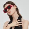 Lentes de Sol Cuadrados de Moda Gafas de Sol de Moda para Mujer Viaje en Coche Protección UV Gafas de Sol M5489