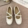 Zapatos de tacón alto con plataforma, dulces, con lazo, de boca poco profunda, para mujer, moda 2026, versátiles, de suela blanda, Mary Jane de piel