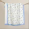 Toalha de Banho de Gaze de Algodão para Bebês, Seis Camadas, Classe A, Cobertor de Alta Densidade para Recém-Nascidos e Crianças, 110*110cm, Colcha Infantil para Bebês Venda por Atacado