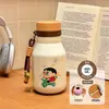 Nueva taza térmica de acero inoxidable 316, con un diseño creativo y artístico, perfecta para estudiantes, con un estilo de taza de leche portátil, lindo y adorable.