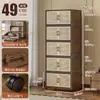 Armario de Almacenamiento Estilo Medieval, Caja de Almacenamiento Plegable sin Instalación, Armario para Ropa de Dormitorio Doméstico, Caja Organizadora de Gran Capacidad, Armario para Snacks
