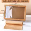 Caja Desechable para Picnic, Caja para Salida de Primavera y Camping, Lonchera, Caja de Cartón Corrugado para Pastel, Caja de Empaque de Papel Kraft para Sushi y Postres