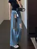 ¡Pantalones rotos de moda! Jeans de Tiro Alto, Corte Holgado, Adelgazantes, Pierna Recta, Pierna Ancha para Mujer, Nuevo Modelo Primavera/Verano 2026 H031710