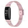 Adecuado para Fitbit inspire1/HR inteligente universal inspire2 correa de hebilla de doble seguro de cinco eslabones de alta gama