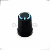 Perilla Codificadora de Volumen Perilla de Mezclador Tipo Eje Medio Interruptor de Ajuste de Potenciómetro Tapa de Eje D Eje de Ciruela de 6MM
