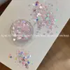 Joias de Lantejoulas Polarizadas para Nail Art Pó Opalino Aurora Ultra Fino Celebridade da Internet Fantasia Brilho Fino Brocado de Nuvem Polarizado Decoração com Pó de Glitter