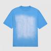 Nuevo de verano radios delanteros y traseros caballo resbalón venta directa de fábrica lavado viejo 250 gramos camiseta de manga corta holgada para hombre y mujer