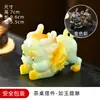 Mascota de Té Pixiu Se Puede Criar Decoración de Mesa de Té que Cambia de Color Adorno de Mesa de Té Juguete de Té Tesoro de Té Accesorios para Juego de Té Té