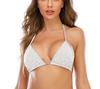 Amazon Ebay transfronterizo talla grande brillante pedrería pedrería sexy sujetador top de bikini