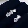 Rinestones para Arte de Uñas Dongzhou Star Zirconia 6mm Geométricos Corazón Fondo Puntiagudo Rinestones Celebridad de Internet Accesorios para Aretes DIY Rinestones Brillantes Destellantes