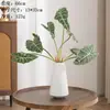 Plantas Verdes Artificiais Ave do Paraíso Folhas de Caládio Folhas de Alocasia Folhas Verdes Material de Folha Decoração de Paisagismo de Alta Qualidade Móveis Macios Plantas Artificiais