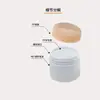 30g 50g Pared Delgada Rayado Tapa de Una Sola Capa Pet Tarro para Crema Capacidad Pequeña Crema Facial Crema para Ojos Empaque para Cuidado de la Piel Tarro de Boca Ancha