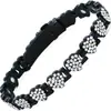 Pulsera Magnética Popular Transfronteriza Europea y Americana, Elegante Aleación de Trébol de Lujo Ligero Incrustada con Diamantes, Pulsera Magnética de Una Fila para Mujer