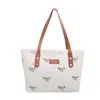 Popular bolsa de mano fresca de este año para mujer, nuevo estilo Otoño 2026, estampado de lazo, bolso de un solo hombro, bolso de axila de moda