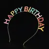 Diadema de Cumpleaños para Celebridad de Internet con Letras "Es Mi Cumpleaños" Colorida con Goteo de Aceite Diadema Arcoíris Diadema para Fiesta de Cumpleaños