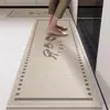 Tapete de piso para cocina imitación lino, antideslizante, resistente al aceite, lavable, tapete para pies sin lavado, tapete para el hogar, alfombra nueva, tapete resistente a la suciedad
