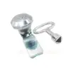 Trava triangular de elevação giratória MS706 caixa de distribuição externa triangular para armário com cilindro de fechadura de chave fechadura mecânica de porta