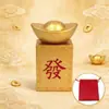 Directamente del fabricante: Adorno de Lingote de Mahjong que Cambia la Fortuna, Lingote que Atrae la Riqueza, Pieza de Mano para Girar el Dinero, Decoración de Escritorio para Aliviar el Estrés