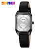Hermoso reloj de mujer con placa cuadrada simple de nuevo estilo, estilo universitario de moda, reloj de cuarzo fresco de verano para mujer.