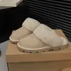 Nuevas pantuflas de felpa, con suela de algodón suave, de fondo plano, forradas para mayor comodidad, pantuflas cálidas de invierno, medias pantuflas de punta cerrada, aptas para usar en exteriores