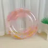 Anel de natação inflável rosa com lantejoulas, cinco estrelas, para adultos, com apoio nas axilas, anel flutuante, em estoque, transfronteiriço
