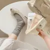 Nuevos Calcetines de Malla Transpirables de Verano Estilo Ballet con Lazo para Mujer Jk Chica Dulce de Media Pantorrilla