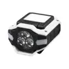Linterna frontal de luz fuerte con ajuste de cinco niveles, sensor, luz de clip para sombrero desmontable, linterna frontal de alta potencia para exteriores de largo alcance