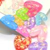 Coração de resina de glitter plano DIY papelaria caso caso de telefone móvel beleza acessórios de cabelo artesanais para crianças acessórios de elástico