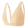 Conjunto de Ropa Interior Zhanrun Transfronterizo Br16 Ds03 para Mujer Sin Costuras Sin Aros Costillado Tirante Ancho Triángulo Bragas