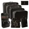 2025 Novas Sacolas Organizadoras Populares para Cosméticos, Mudança, Viagem, Conjunto de Sete Peças para Roupas, Colchas, Roupa Íntima, Desktop Atacado