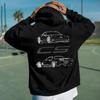 Comércio Exterior Venda Quente Marca da Moda Novo Manga Ombro Estampa de LOGO de Carro Moletom Suéter Masculino e Feminino Lã Cruzamento Europeu e Americano