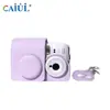 Aplicável para Polaroid mini13/12/11 Bolsa de Câmera de Couro Resistente ao Desgaste Ajuste Perfeito Cor Sólida Protege Bolsa de Armazenamento da Câmera