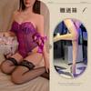 Camisola Sexy de Renda com Decote Profundo, Modeladora e Sedutora com Aro, Realçando Seios Pequenos, Body Push-Up