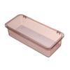 Caja de Almacenamiento de Palillos y Cucharas de Escritorio para el Hogar Caja Transparente para Palillos con Tapa Cesta para Palillos con Drenaje a Prueba de Polvo para Cocina Restaurante