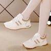 Zapatos Deportivos para Mujer, Superficie de Cuero con Forro de Terciopelo para Mantener Caliente, Nuevo Estilo Otoño 2025, Suela Gruesa, Antideslizantes, Zapatos Casuales Ligeros, Zapatos de Algodón para Mujer