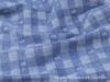Tecido denim lavado jacquard xadrez tecido para roupas tecido para bagagem jeans jaqueta vestido
