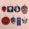 Parches Bordados para Computadora al por Mayor Serie Punk Calavera Parches de Bordado Parches Decorativos de Moda Europeos y Americanos para Bolsas y Sombreros