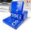 2500 Hojas de Papel de Impresión Deli Danube A4 75g Paquete Individual Suministros de Oficina Papel para Copiadora a Doble Cara Caja Completa 80g Engrosado