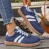 Zapatos Casuales Nuevos con Estampado de Leopardo para Mujer Primavera y Otoño 2026, Talla Grande, Zapatos de Entrenamiento Retro Alemanes, Estilo Europeo y Americano, En Stock