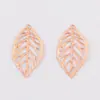 Venta al por mayor de fábrica DIY moda coreana colgante para collar de acero inoxidable 6 mm * 14 mm colgante para pulsera de hojas