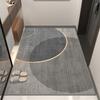 Alfombra de Felpa de Cristal Moderna Simple de Lujo Ligero para Entrada, Resistente a la Suciedad y al Desgaste, para Hogar, Fácil de Llevar, Antideslizante, para Puerta de Entrada