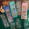Pegatinas Autoadhesivas de Dunhuang Estilo Retro Personalizado con Chispas Doradas Etiquetas DIY para Hacer Pegatinas de Sellado Souvenirs de Viaje Impresos
