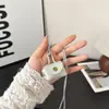 Porta-moedas de Couro Retrô, Colar Gargantilha, Corrente Longa Compacta para Suéter, Capa Protetora para Fones de Ouvido, Colar de Alto Padrão para Mulheres